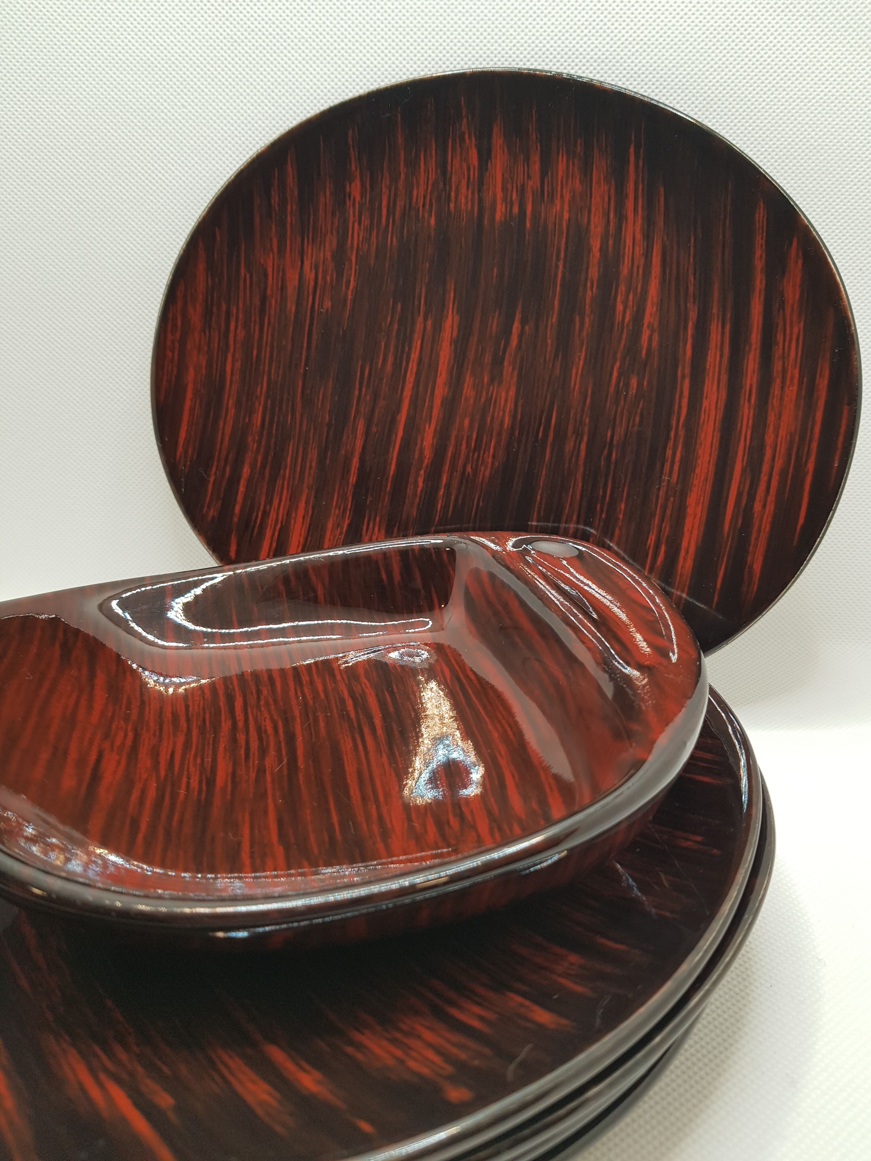 Salins Bahama 6 dessert plates & dish