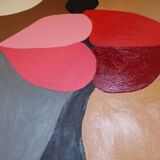 Colorful acrylic canvas 73x60 cm "The last of the kisses"