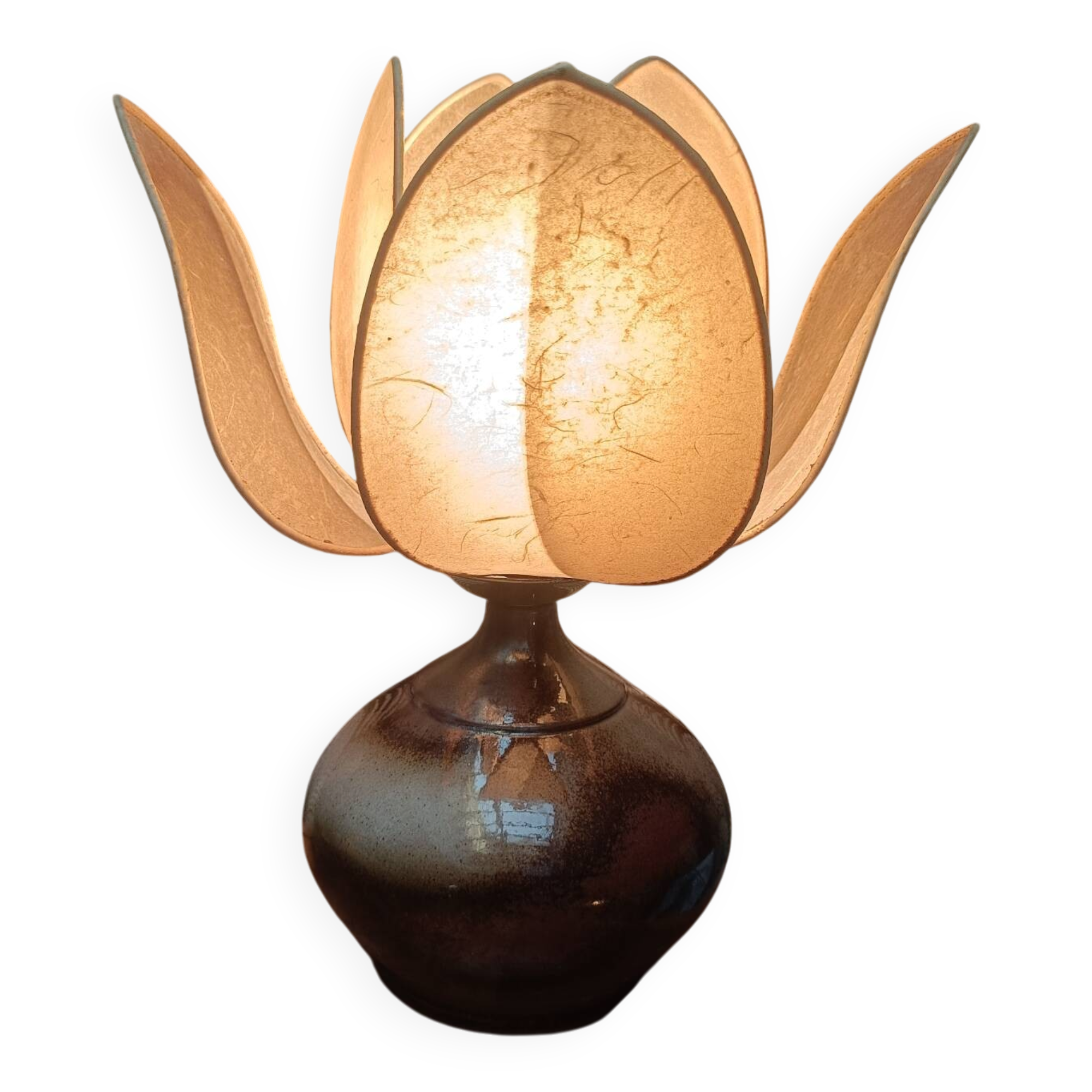 Ceramic lamp, flower