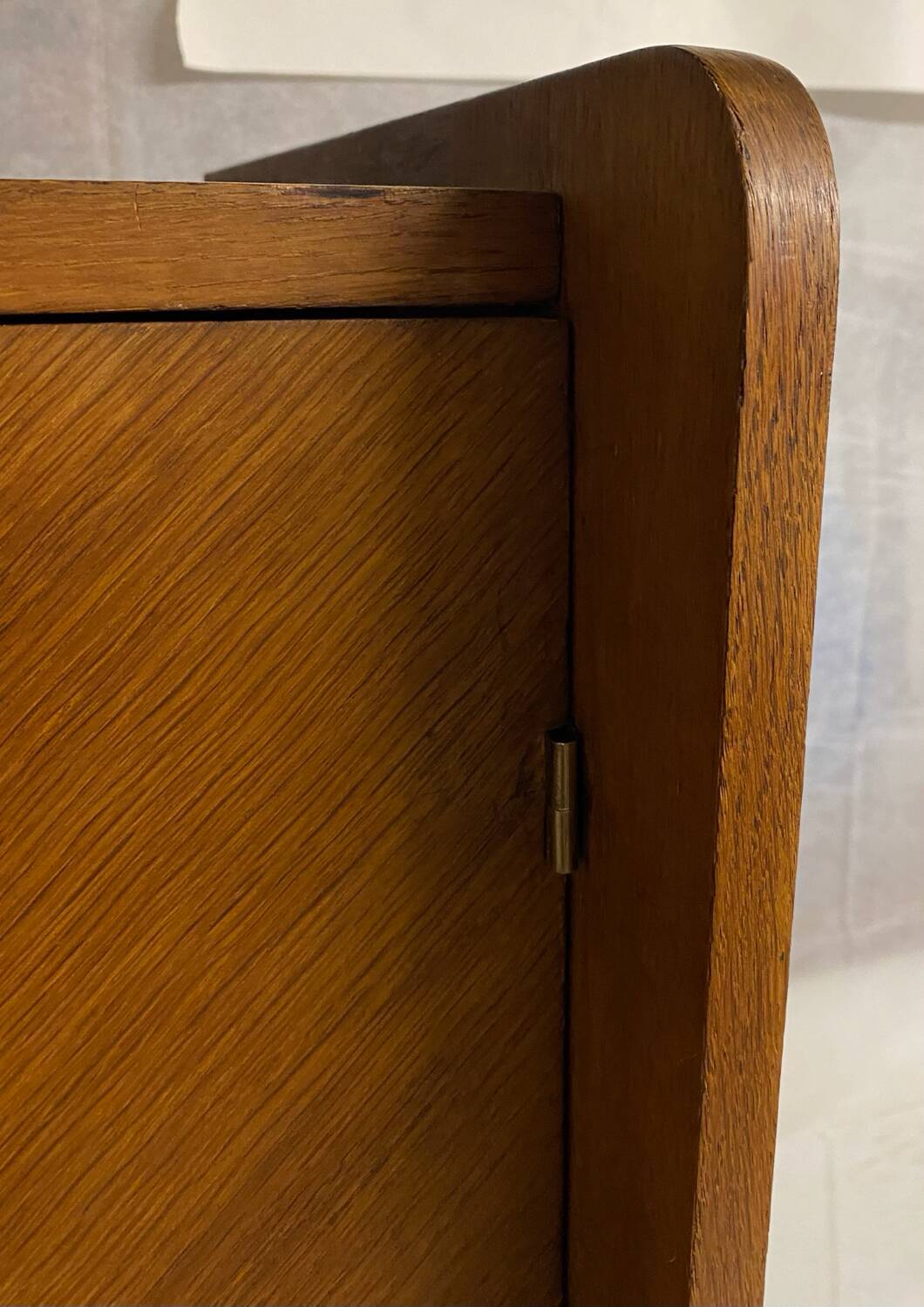 Vintage wardrobe with compass feet