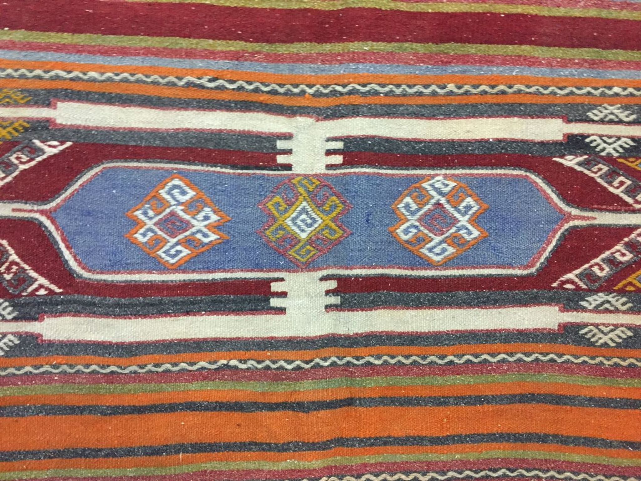 Turkish kilim rug 283x160 cm