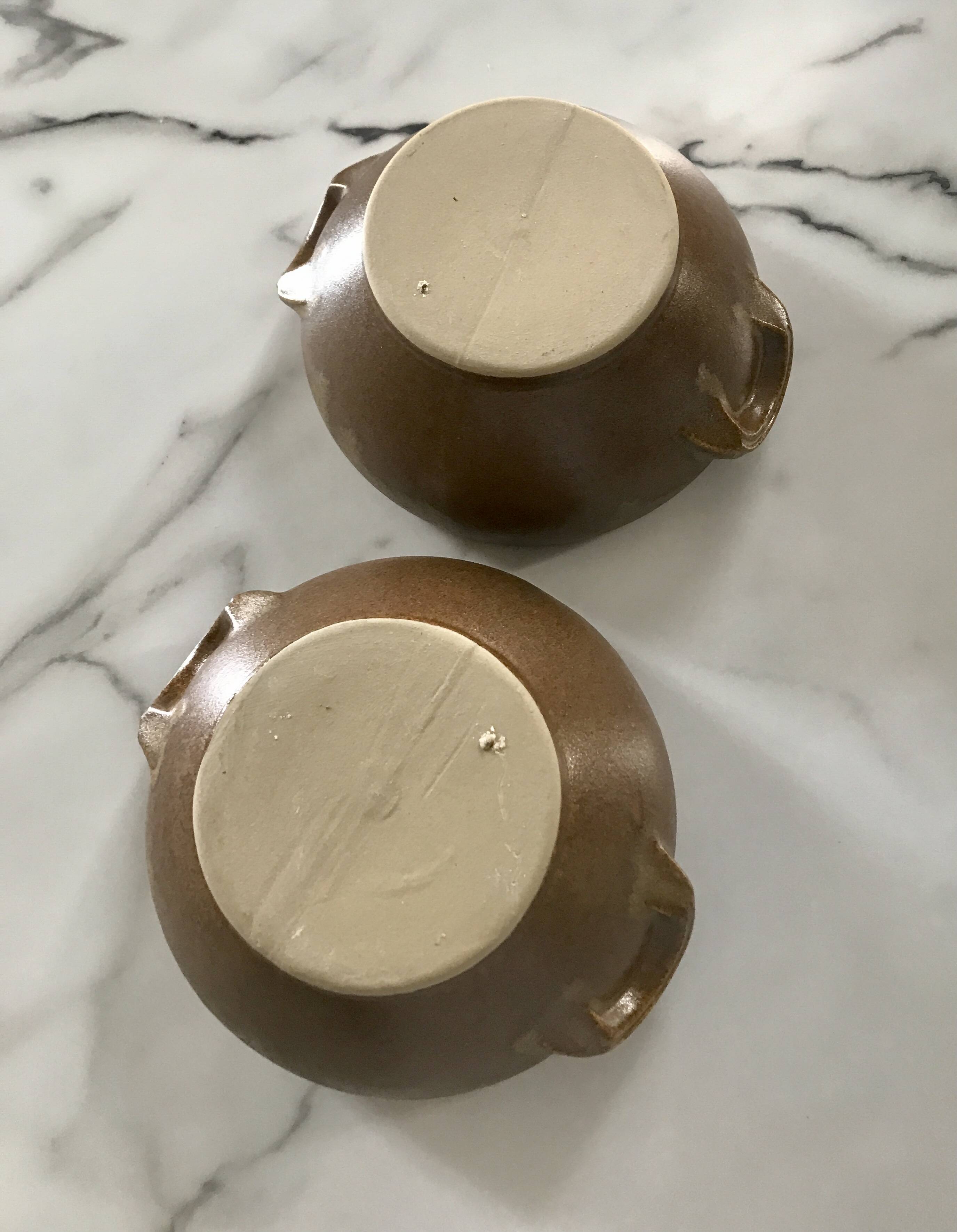 Glazed stoneware bowls