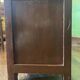 Antique Chinese red lacquered low cabinet