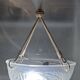 René Lalique, pendant light, opalescent chandelier, "Dahlias", signed, excellent condition.
