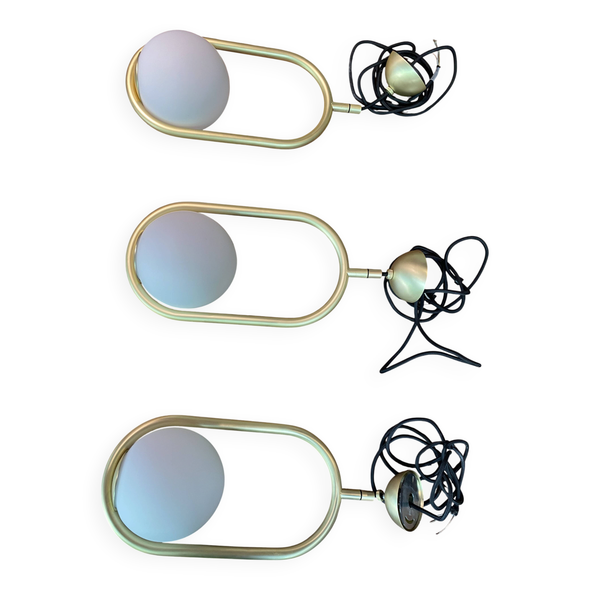 Suspension BIux C Ball S1 white and gold