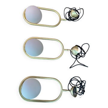 Suspension BIux C Ball S1 white and gold