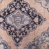 Distressed Turkish Runner 392x80 cm wool Vintage Tribal Rug