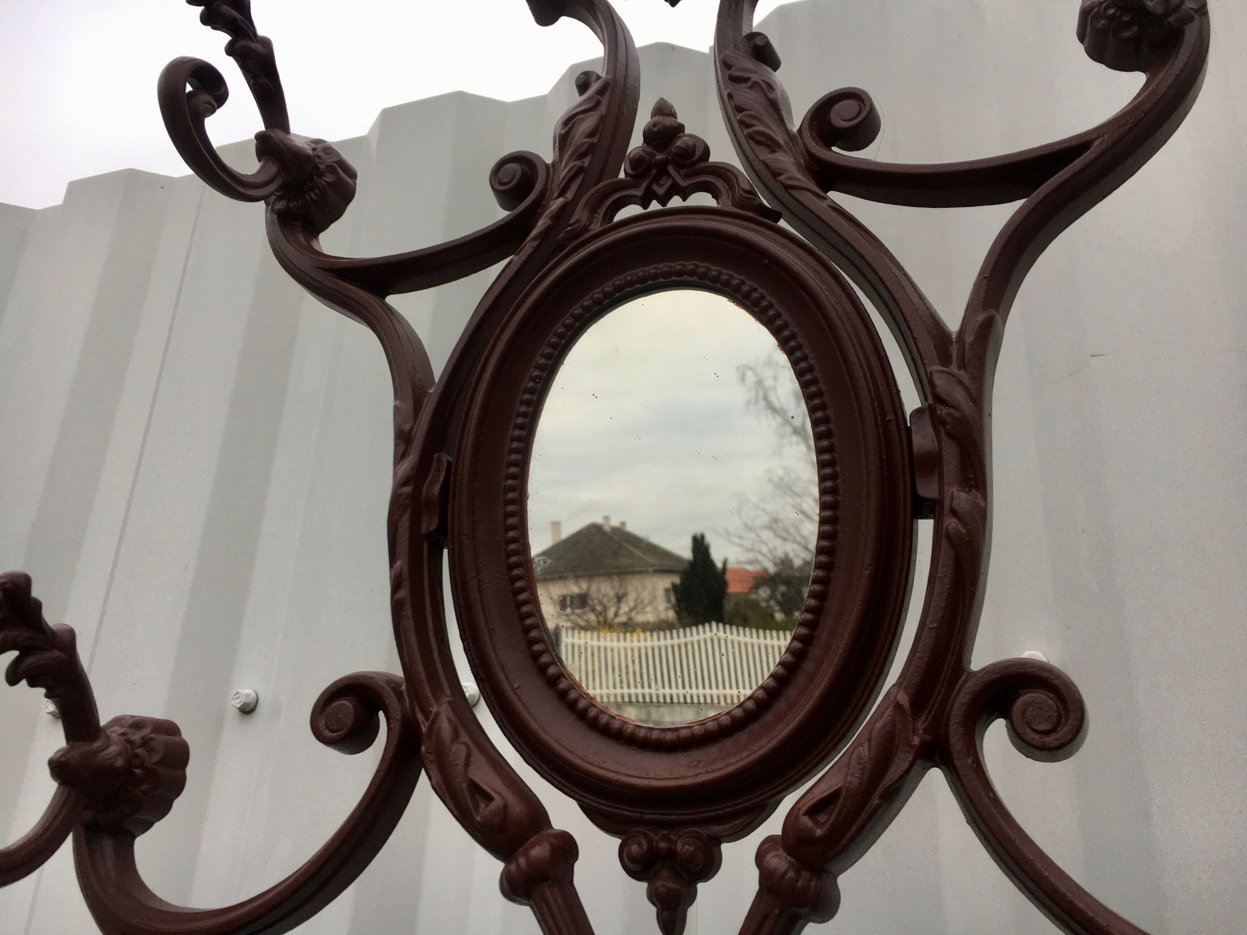 Alfred Corneau Brothers Charleville's coat holder in 19th century cast iron