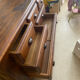 Solid oak chest of drawers