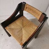 Fauteuil brutaliste design italien