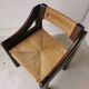 Fauteuil brutaliste design italien