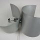 Giuliano Cesari Silver Wall Adjustable Lamp for Nucleo Sormani, 1960 Italy