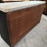 Old workshop furniture with 6 drawers.