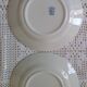 Set of 6 ironstone flat plates