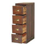 Restored Art Deco oak filing cabinet circa 1920