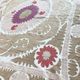 Vintage hand-embroidered tablecloth 135x155 cm