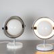 Pair of 2 very rare Moonlight table lamps/duo by Flemming Brylle, 1960s.