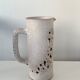 Pitcher and 5 ceramic mazagrans from Vallauris