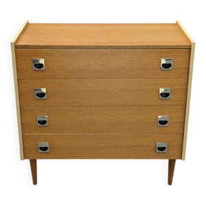 Commode vintage 4 tiroirs,