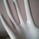 Baguier soliflore white hand