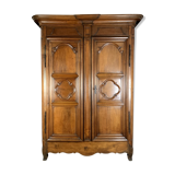 Lyon cabinet era Louis XV walnut
