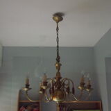 6 brass chandelier branches dutch style