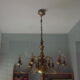 6 brass chandelier branches dutch style