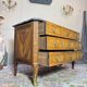 Commode en marqueterie d’époque transition xviii eme siècle