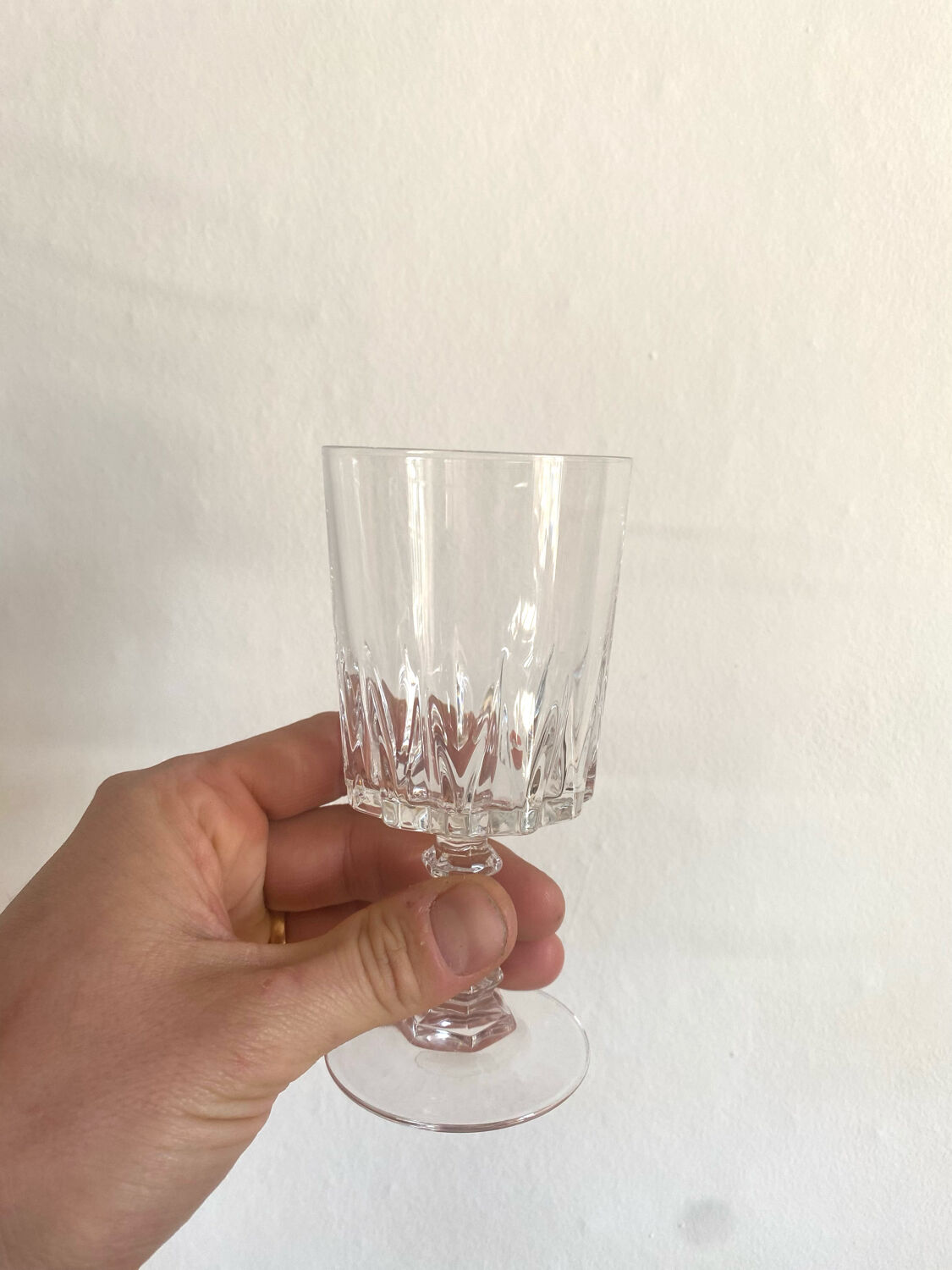 Lot De 6 Verres à Vin Rouge Cristal D'Arques Luminarc Modèle OCTIME - État Impeccable