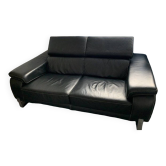 Château d'Ax leather sofa