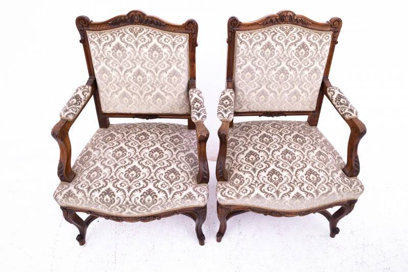 Paire de fauteuils, France, vers 1900