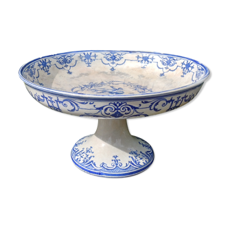 Coupe à fruits de la faiencerie Moustiers de Bordeaux par Jules Vieillard & Cie 1890,95