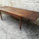 Oak farm table with two extensions