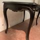 Louis XV style desk in black wood Napoleon III, XIX century