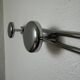 70s chrome metal coat rack (X2)