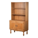 Brutalist Oak Bookcase by Henning Kjærnulf, Denmark, 1960s
