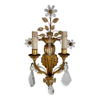 Banci Firenze Murano Glass Vintage Wall Light
