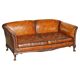 Renovated Victorian Chesterfield Sofa in Leather by Howard & Son