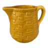 Digoin Sarreguemines pitcher yellow
