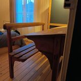 School desk for 2 with bench