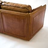 Vintage leather sofa Maison Roche et Bobois