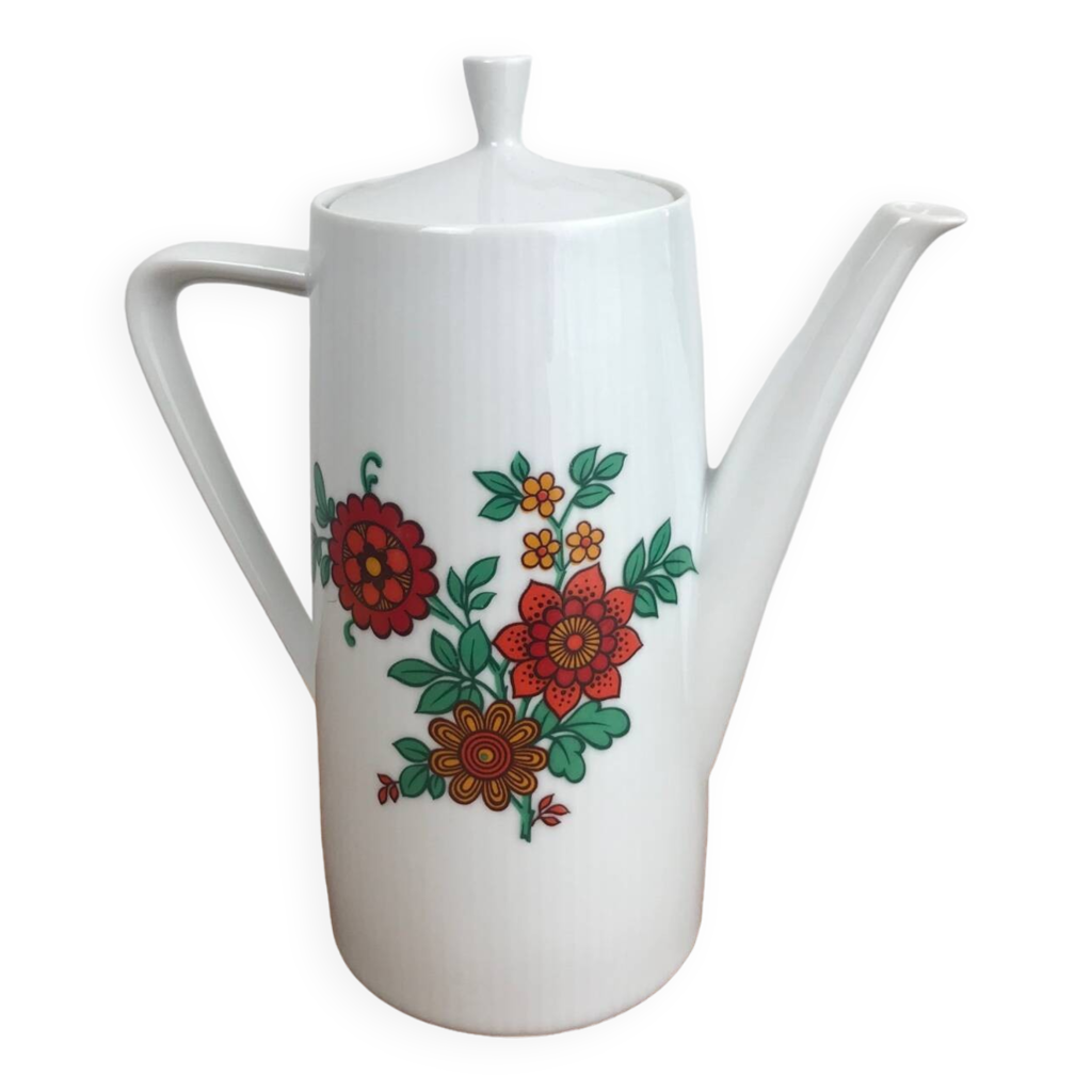 Théière Lipton décor éléphant années 70-80 / Théière créative en