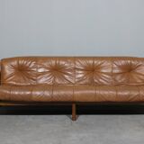 MP13 Sofa in Leather and Rosewood from Percival Lafer, 1970s