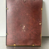 Metal gold & copper colored vintage picture frame brass