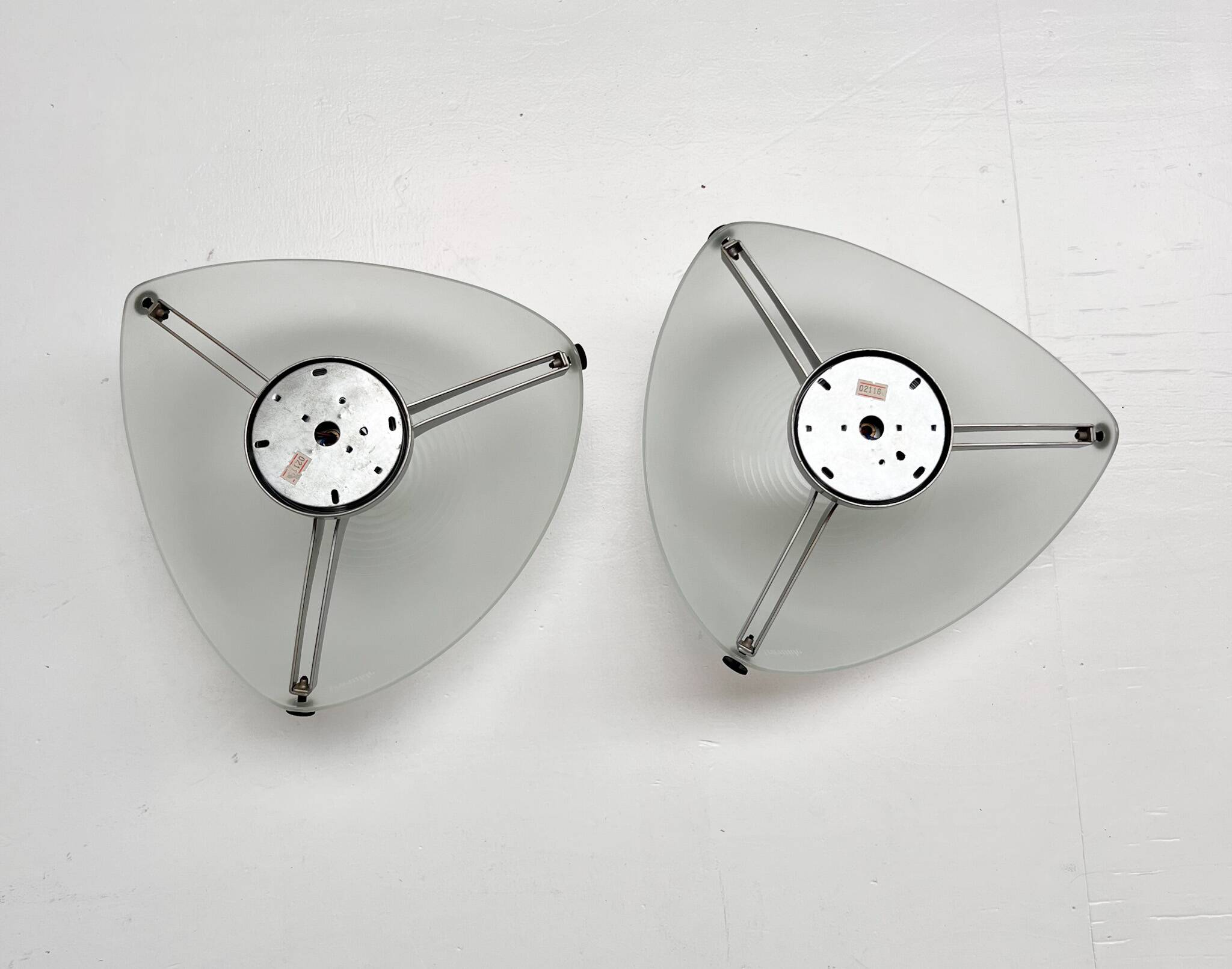 Set wall lamps by Ernesto Gismondi for Artemide, 1980s