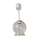 Suspension tulipe ambrée