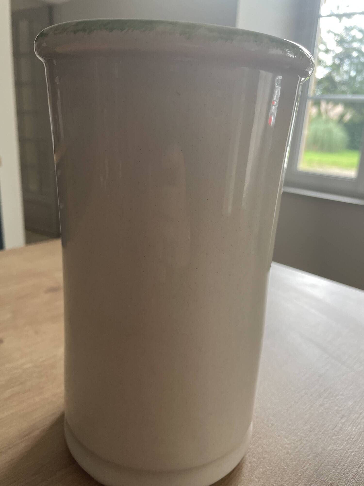 Vintage ceramic vase from Vallauris signed Hudon.