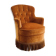 Toad velvet vintage armchair