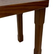 Vintage Set of 3 pinewood side or nesting tables 1970s nest of tables