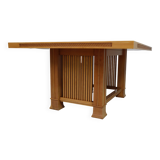 Husser 615 dining table by Frank Lloyd Wright produced by Cassina